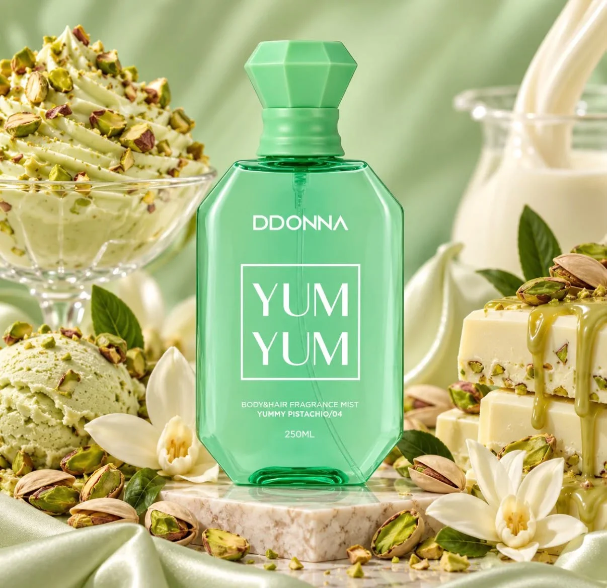BRUMA YUM YUM CORPORAL Y CABELLO PISTACHO
